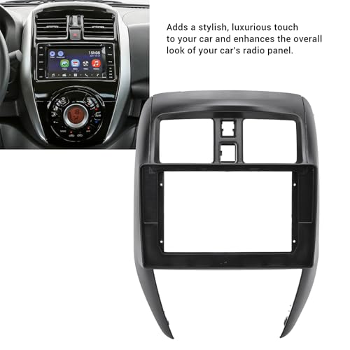 Framework de panneau de navigation en ABS noir durable dédié aux modèles Versa - 4
