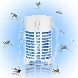 Muggendoderlamp Elektrische LED Mosquito Insect Killer Lamp Fly Bug Repellent Anti Mosquito Uv Nachtlichtje VS Plug FlyCatcher-lamp Muggenverdelger Lamp (Plug Type : EU plug)
