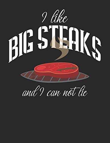Mein Grillbuch: ♦ deine eigenen Grillrezepte auf einen Blick ♦ Vorausgefülltes Grillprotokoll für deine eigenen Rezepte und Fleisch-Kreationen ♦ ... ♦ Motiv: I like big steaks 7 (German Edition)