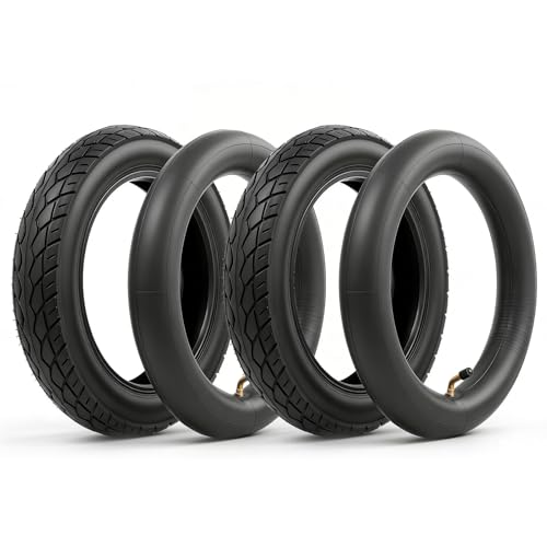 12.5x2.25 Tire and Inner Tube Set,2 Sets 12 1/2 x 2 1/4 Inner Tube and Tire Compatible with Electric Scooters Razor Pocket Mod, Currie, Schwinn, GT, IZIP, eZip by Mopillos - Used condition - US$24.87
