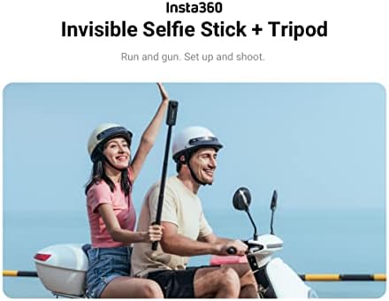 2 w 1 niewidoczny kij do selfie + Tripod