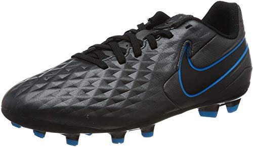 Nike Unisex-Kinder Legend 8 Academy Fg/Mg Fußballschuhe, Schwarz (Black/Black-Blue Hero-Blue Hero 004), 38.5 EU