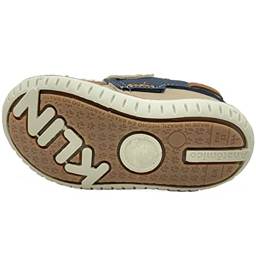 Mocassim Infantil Klin Flyer Menino - Caramelo - 22
