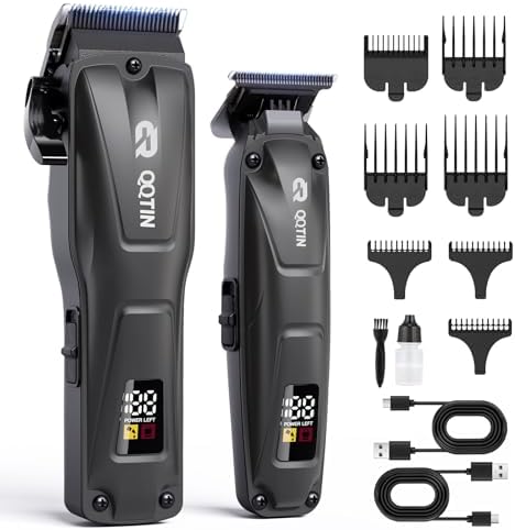Hair Clippers for Men, Cordless Hair Trimmer for Hair Cutting wit...