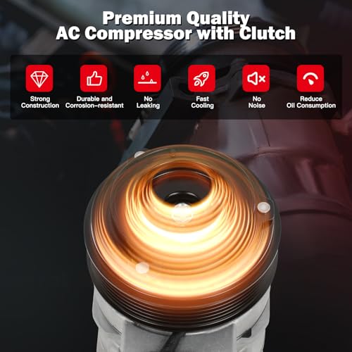Image of cciyu Air Conditioning Compressor Compatible for Dodge Grand Caravan