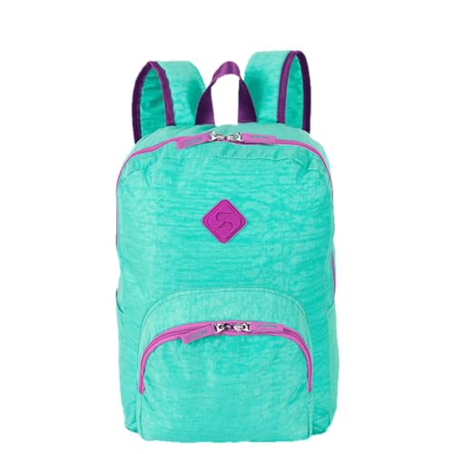 Mochila Sestini Happy Crinkle 2 Azul e Turquesa