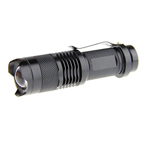 Bestsun 2Pack One Mode Green Led Flashlight, Mini Zoomable Led Flashlight Green Light, Single Mode 200 Lumens 150 Yards Range Night Hunting Flashlight, Bright Led Green Light Flashlight Torch #TOP5