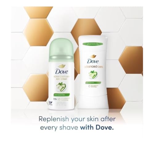 Dove Advanced Care Cool Essentials Antiperspirant & Deodorant Dry Spray Travel Size 1 oz Mini 3-Pack, 72 Hour Protection, Pro-Ceramide Technology, Cool Fresh Pear and Cucumber Scent - image 4