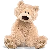 Dos oso tonificado GUND 319926 - Oso Philbin de Peluche (tamaño Grande, 33 cm), Color Crema