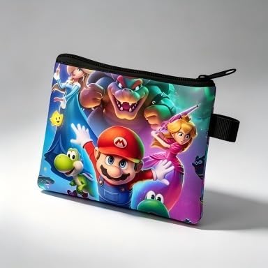 Mario cartoon Element Girl's Wallet 13×11CM - Mini & Compact, Daily Commute Essential