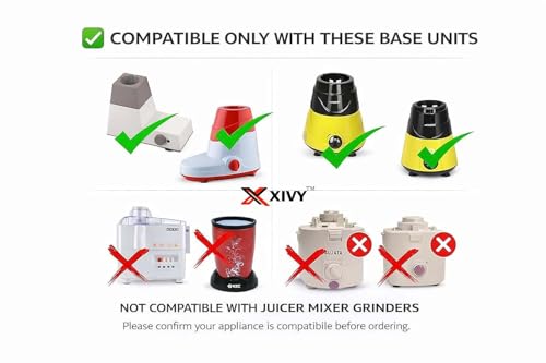 Image of XIVY Mixer Grinder Chutney Jar Suitable for All mixer Grinder | SS (Combo 400+180 ML)