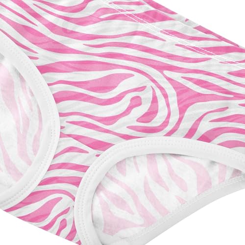 Girls Underwear Toddler 2t Cotton Little Girl Panties Animal Briefs Undies Kids Chic Pink Zebra Stripes4