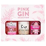 Pink Gin Selection (3x5cl) contains - Gordon's Pink Gin 37.5% ABV, Edinburgh Gin Rhubarb & Ginger 20% ABV, Greenall's Gin Wild Berry Pink 37.5% ABV.