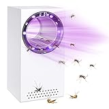 🚿 FÁCIL DE USAR Y LIMPIAR - Sin complicados modos de control que hagan perder tiempo, el mata mosquitos de interior atrapa automáticamente las moscas en cuanto se enciende. Los mosquitos se secan al aire y se almacenan en una caja de recogida en la parte inferior. Después de un período de uso, puede desenroscar fácilmente la trampa para mosquitos para limpiar el matamoscas. El lampara mosquitos puede reciclarse indefinidamente para satisfacer sus necesidades diarias.
