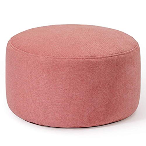 Tabouret de Canapé en Daim Rose 45 cm | Finition Textile Douceur