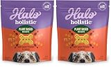 Halo Holistic Vegan Dog Treats, Plant-Based Dog Treat with Sweet Potato & Carrots, Vegan Treat Pouch, 8 Oz Bag (Pack of 2)