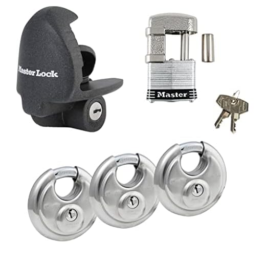 Master Lock - 5 Trailer Locks Keyed Alike #5KA-37940-37