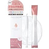 デリケートゾーン 匂いケア 膣洗浄器 (管理医療機器 認証済) 日本製 3本入 弱酸性 無香料 乳酸菌配合 保湿 ジェル Femimente (フェミメンテ)