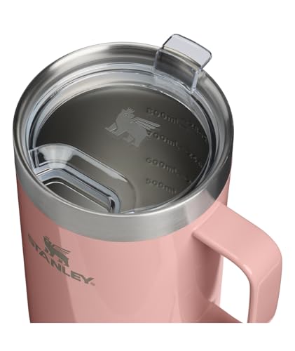 Image of STANLEY The Everyday Suburban Mug | 30 oz | Drink Through Lid | Cup for Coffee, Tea and Drinks | Insulated Stainless Steel Coffee Mug | BPA-Free | Peach Rose Gloss