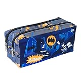 DAC - Estojo Duplo com 2 Zíperes em Tecido - Batman