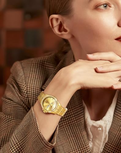 Image of OUPINKE Automatic Watch for Women Self-Winding Luxury Original Ladies Watch | Skeleton Mechanical Diamond Gold /Black /Sliver 24 Hours Gift Wrist Watches