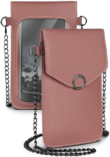 moex Funda para teléfono móvil para todos los smartphones, pequeño bolso de mano para mujer con...