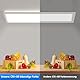 Led Deckenleuchte Flach Deckenlampe Rechteckig, LED Panel Lampe Decke Leuchten 24W 2500LM für Büro Küche Wohnzimmer Badezimmer Flur Büro Bad, 4000K Neutralweißes Licht Backlighteffekt 580x200mm (LxB)
