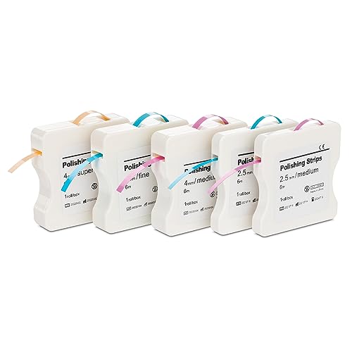 Image of Practicon Dental Polishing Strips, Narrow 2.5mm, Medium Grit