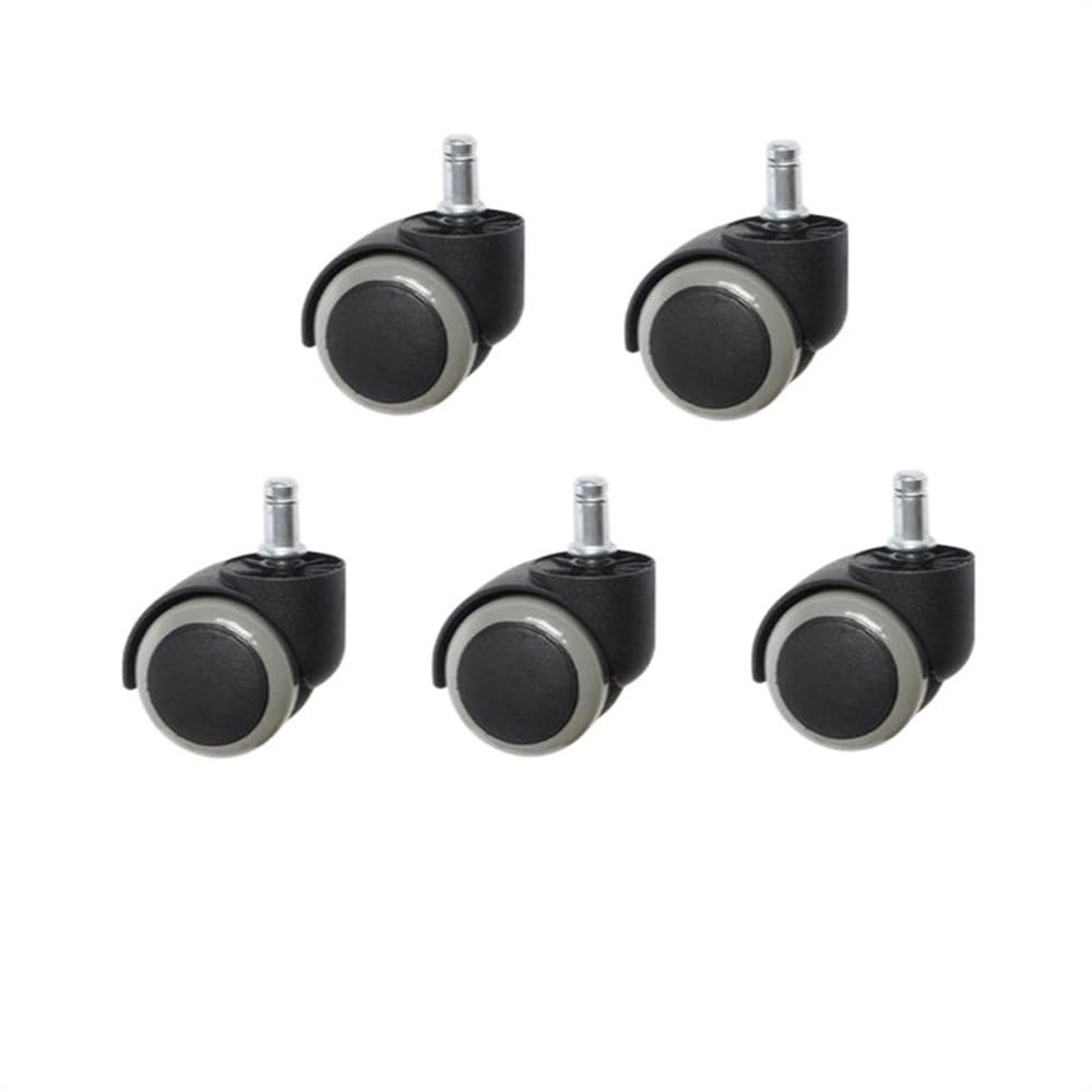 Roulettes pivotantes universelles silencieuses pour chaise bureau 2"