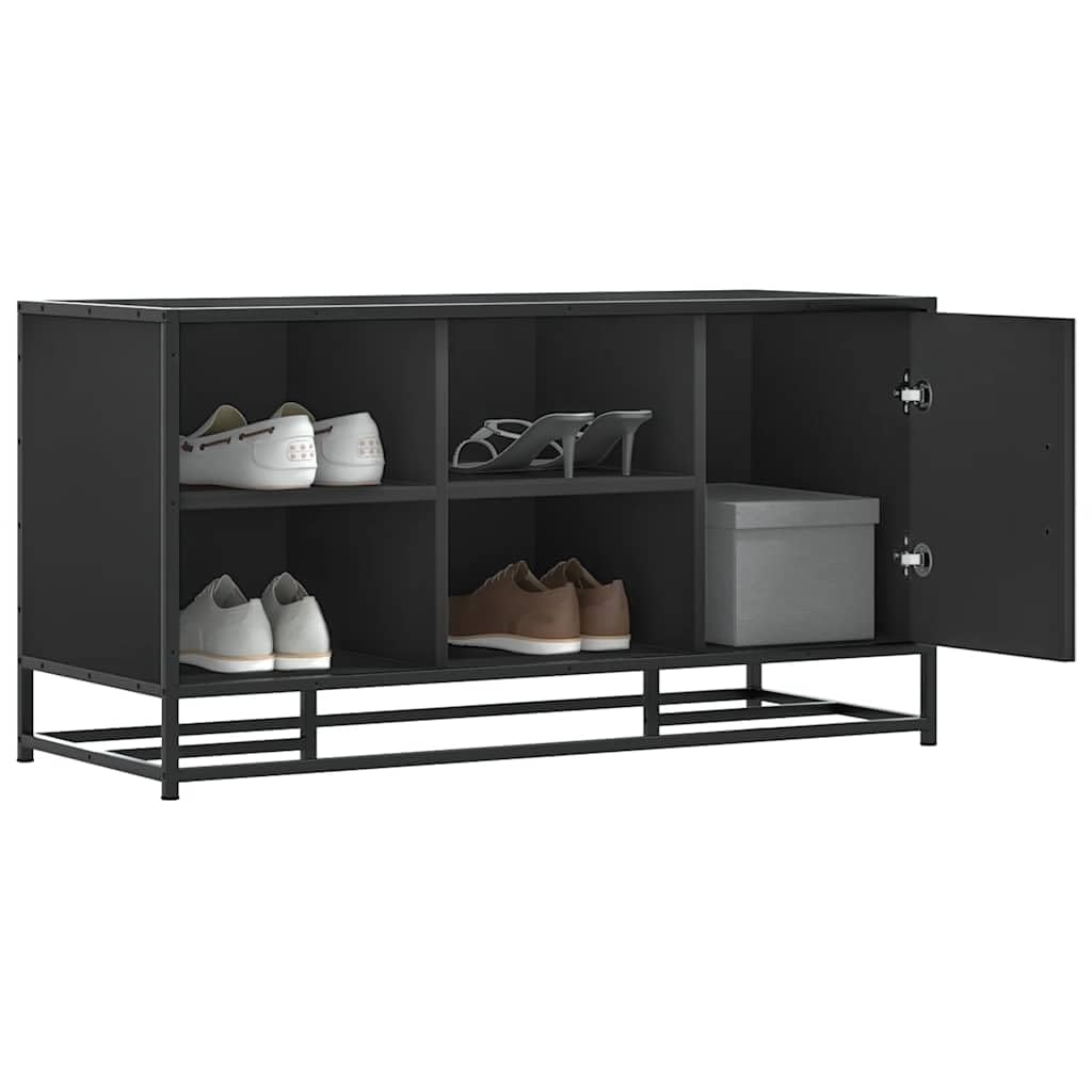 Banc de couloir stable avec rangement pour chaussures et vestiaire