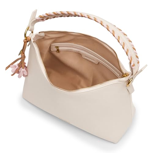 Image of Miraggio Summer Scoop Hobo Handbag For Women With Adjustable & Detachable Strap | Top Handle Hobo Bag For Daily Use
