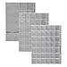 Shxstore Clear Plastic Coin Pocket Page Protectors Coin Collection Holders Storage Sheets (20, 30 And 42 - Pocket Pages), 6 Counts by