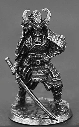 Muñeco Samurai de Aleación Miniatura 17x35mm DIY miniatura 1