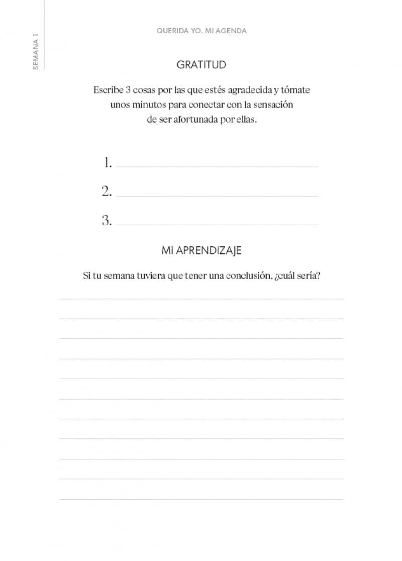 Querida yo. Mi agenda: tu nuevo diario emocional (GROU)