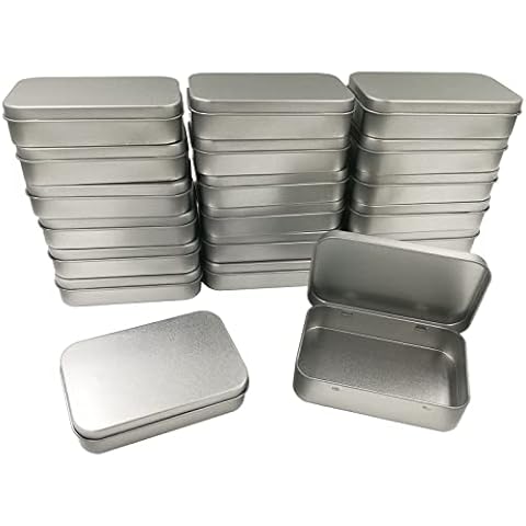 DUGYIRS 20 Piezas Metal Caja de Almacenaje Cover