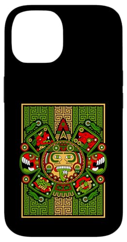 Mexican Pride Eagle Emblem Patriotic Mexico Aztec Calendar �X�}�z�P�[�X iPhone 14 �p