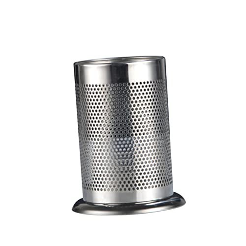 CLISPEED Organizador de herramientas de cocina. rugerizado soporte para utensilios de cocina taza de utensilio de cocina vajilla Poseedor ayudante de cocina titular de utensilios Silver