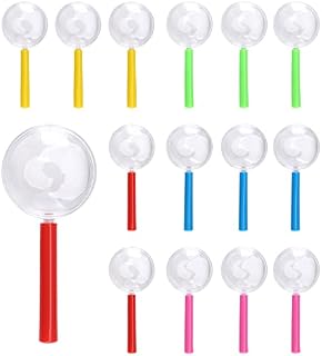 15PCS Kids Magnifying Glasses, Colorful Portable Handheld Magnifying Glass Children Handheld Magnifier Toy, Party Bags Fillers for Kids Science Reading Explorer Outdoor Detective