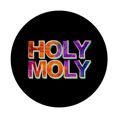 Funny Saying - Holy Moly for Men and Women PopSockets Swappable PopGrip - Image 3