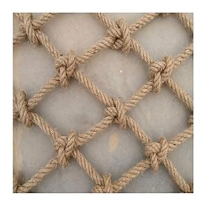 Kinderveiligheidsnet, beschermend net, decoratief net van henneptouw, net, kindertrappen, anti-valhek, net, balkon…