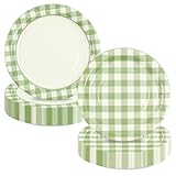 Photo Gallery evyienen 50 piatti di carta a quadretti verdi, 17,8 cm, piatti da dessert usa e getta a quadri verdi e bianchi, per autunno, halloween, natale, compleanni, cene, forniture per feste Photo Gallery evyienen 50 piatti di carta a quadretti verdi, 17,8 cm, piatti da dessert usa e getta a quadri verdi e bianchi, per autunno, halloween, natale, compleanni, cene, forniture per feste