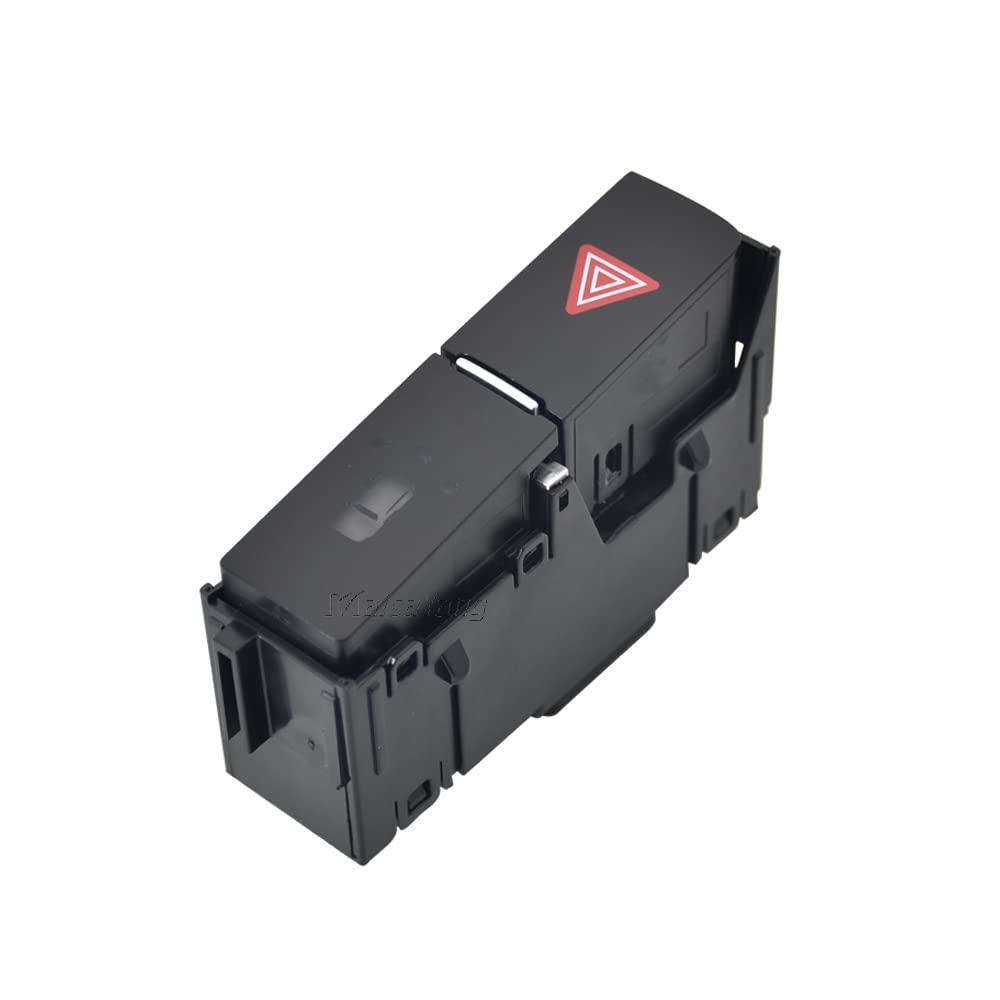Malcayang Hazard Warning Switch Hazard Emergency Warning Lamp Switch Button Replacement Auto Parts for Prado 2009 2010 2011 2012 2013 2014 2015 2016 2017, E0884