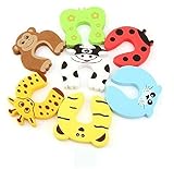 A&S Creavention Animal Foam Door Stopper Cushion Children Safety Finger Pinch 7PCS Set (Mix on each)