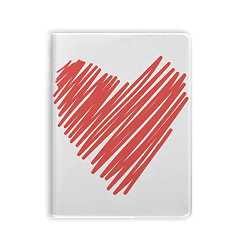 Carnet de notes à couverture souple motif cœur graffiti, une idée cadeau originale