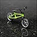 2 Pcs Green 1/18 Scale Mini Diecast Mountain Bike, Finger Bicycle Model, Desktop Decor Art Craft