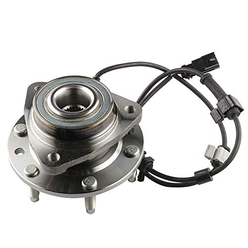 MOSTPLUS Wheel Bearing Hub Front Wheel Hub and Bearing Assembly 513188 Compatible for 2002-2009 GMC Chevy with ABS 6 Lug