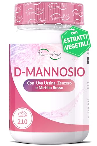 D Mannosio Puro 2000mg Integratore Cistite, 210 Compresse...