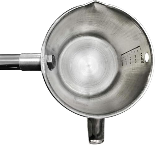 Échantillonneur d'eau télescopique inox 1,17m avec bécher pendulaire 1000 ML