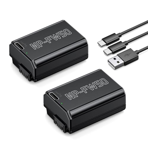 Powerextra NP-FW50 Batería 1500 mAh con Puerto de Carga Directa T...