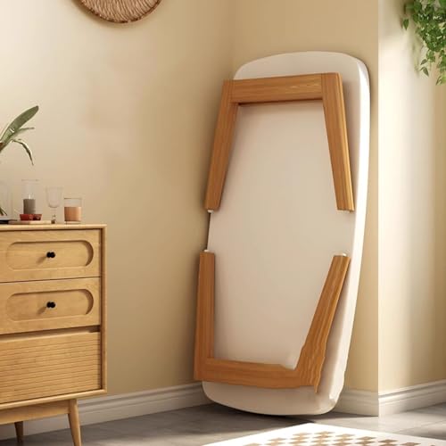 Table basse pliante en bois noble avec finitions angles arrondis - 4